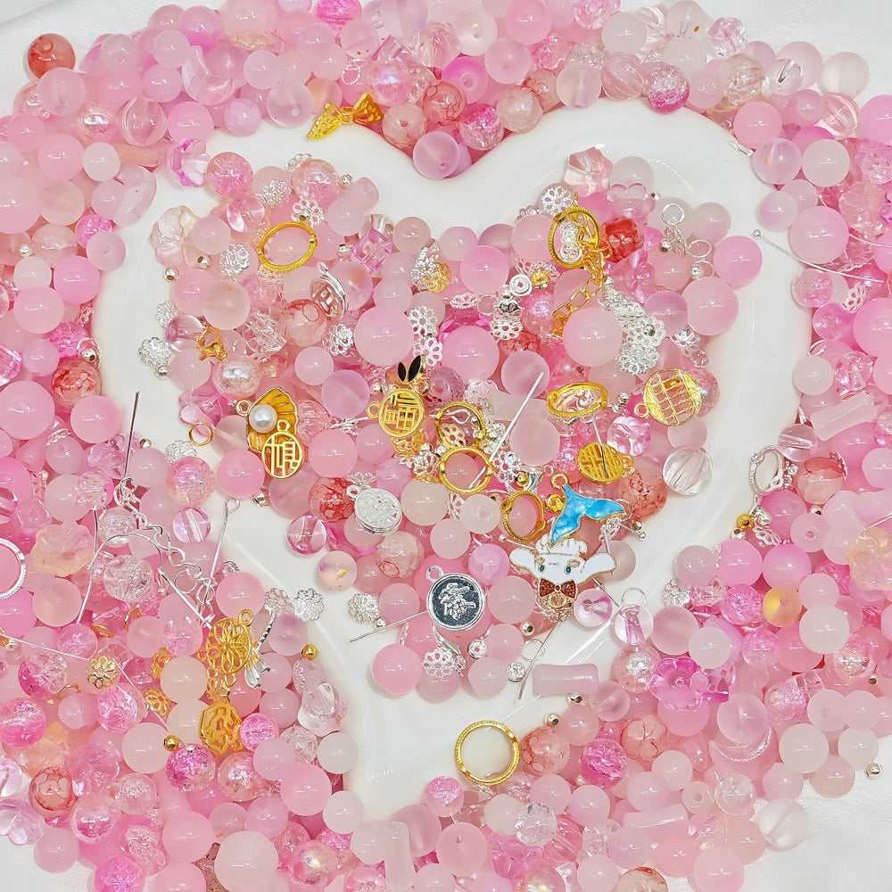 DIY Glass Beads Lucky Bags - Open in Live