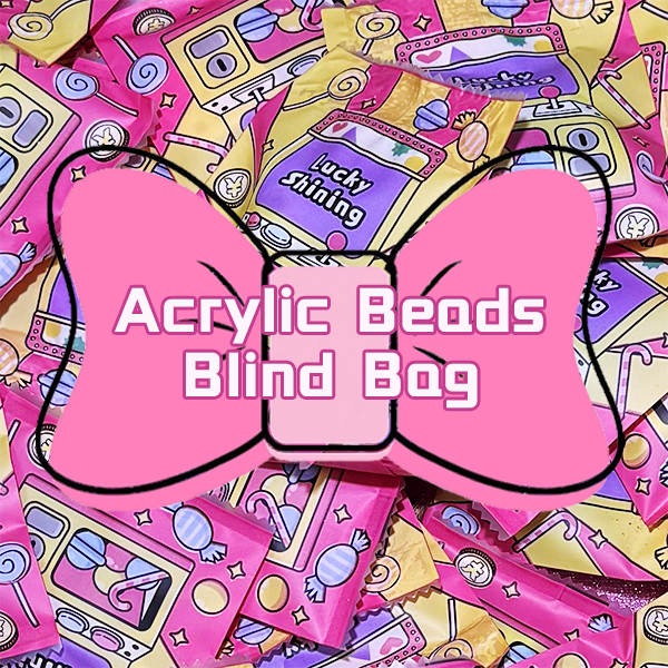 【🔥NEW 🔥】DIY Acrylic Beads Blind Bags for Beadable Pen/ Key Chain - Open in live